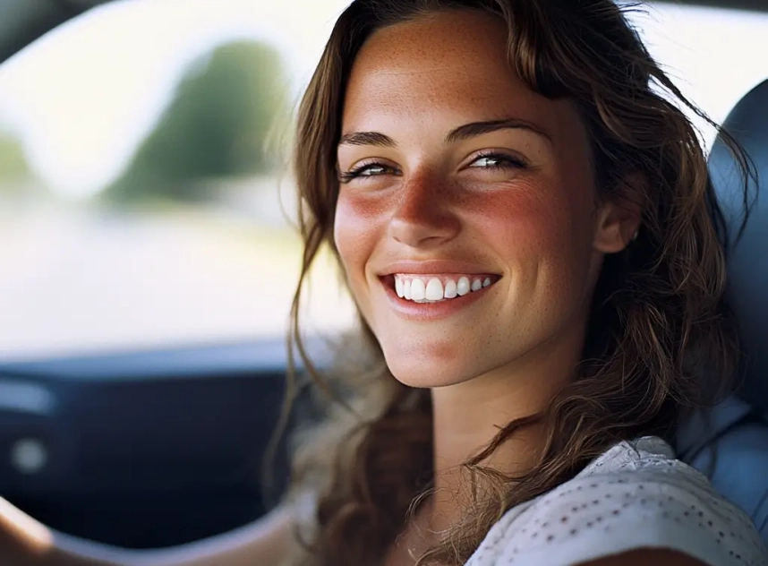melicia27_37925_woman_driving_her_car_with_a_smile_on_her_face__6f27dd84-7572-4872-b195-d501e4c546da